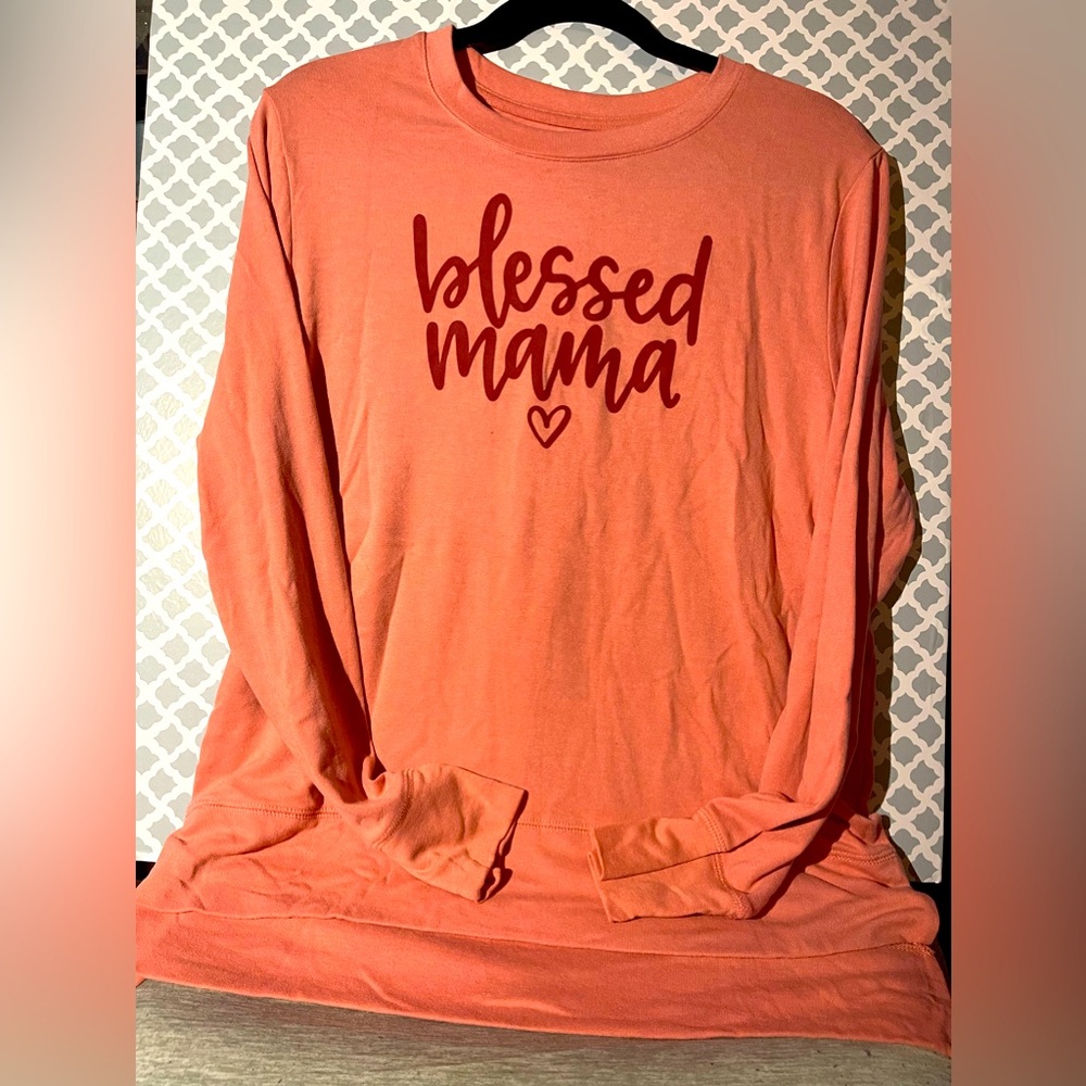 Soft Coral thin sweatshirt